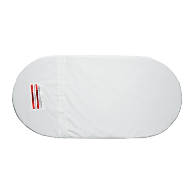 Fisher-Price&reg; Fitted Bassinet Sheet in White. View a larger version of this product image.