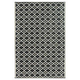 Mad Mats® Scotch Indoor/Outdoor 4' x 6' Area Rug in Black/White