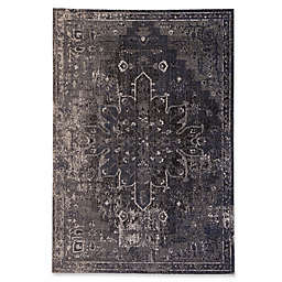 Jaipur Living Medallion 2' x 3' Indoor/Outdoor Accent Rug in Blue