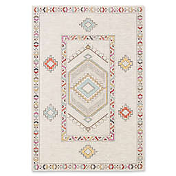 Jaipur Living Medallion 2' x 3' Indoor/Outdoor Accent Rug in Ivory