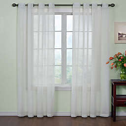 Arm and Hammer™ Curtain Fresh™ 95-Inch Sheer Curtain Panel in White (Single)