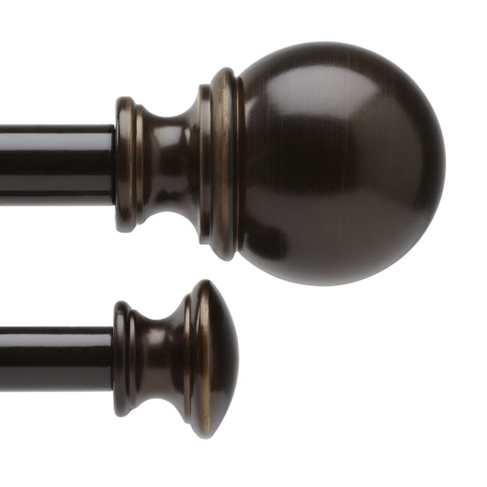 Umbra Vale Darjeeling Bronze Drapery Rod Set Bed Bath Beyond