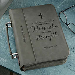 Heavenly Quotes Personalized Bible Cover