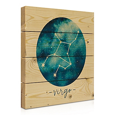 Designs Direct Virgo Zodiac Sign 14.25-Inch x 14.25-Inch Pallet Wood Wall Art. View a larger version of this product image.