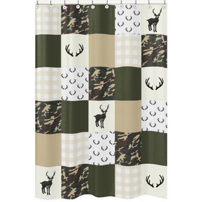 woodland shower curtain