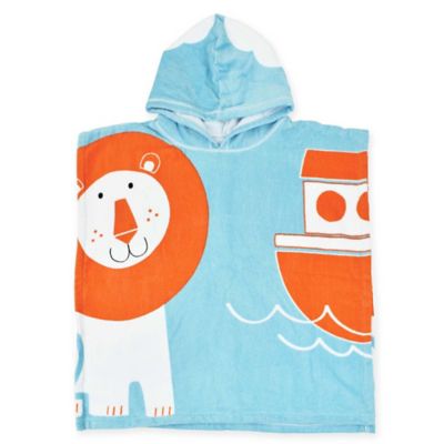 baby hooded poncho towel