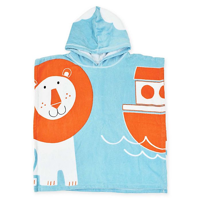 One Size Splash About Kids Hooded Poncho Cute swimming/bath towel