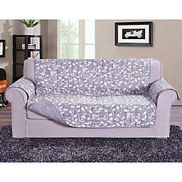 Leaf Oversized Sofa Protector in Lilac