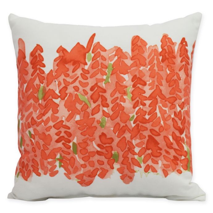 peach fruit throw pillow