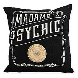 E by Design Witches Brew The Psychic Eye Square Throw Pillow in Cream