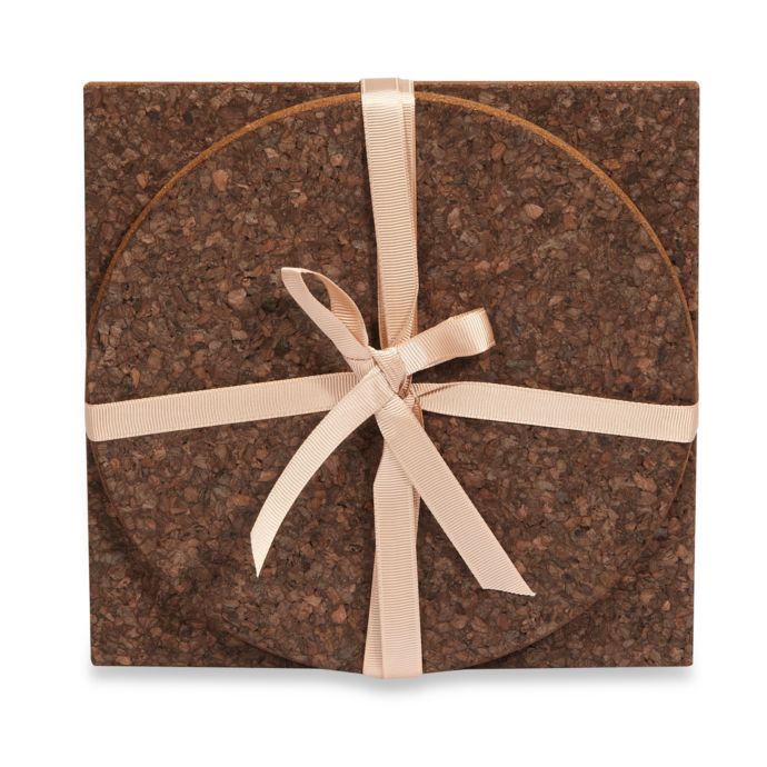 Thirstystone® 2Piece Dark Cork Trivet Set Bed Bath and Beyond Canada
