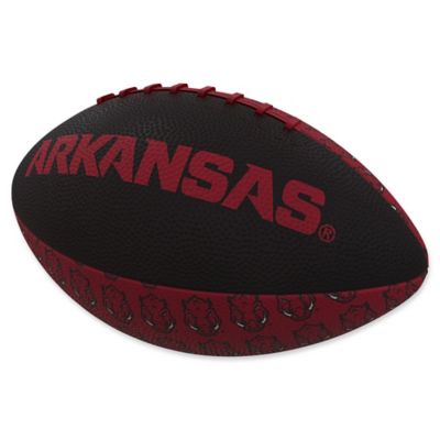 University of Arkansas Repeating Logo Mini-Size Rubber Football