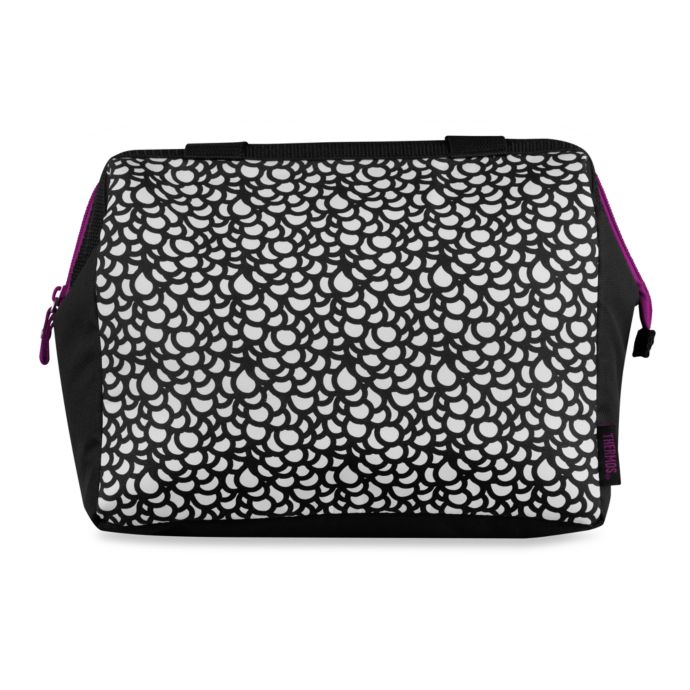 purple insulated lunch bag