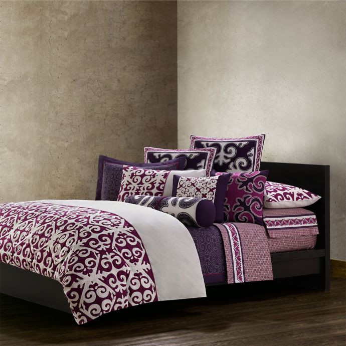 Natori Sumatra Duvet Cover Collection 100 Cotton Bed Bath Beyond