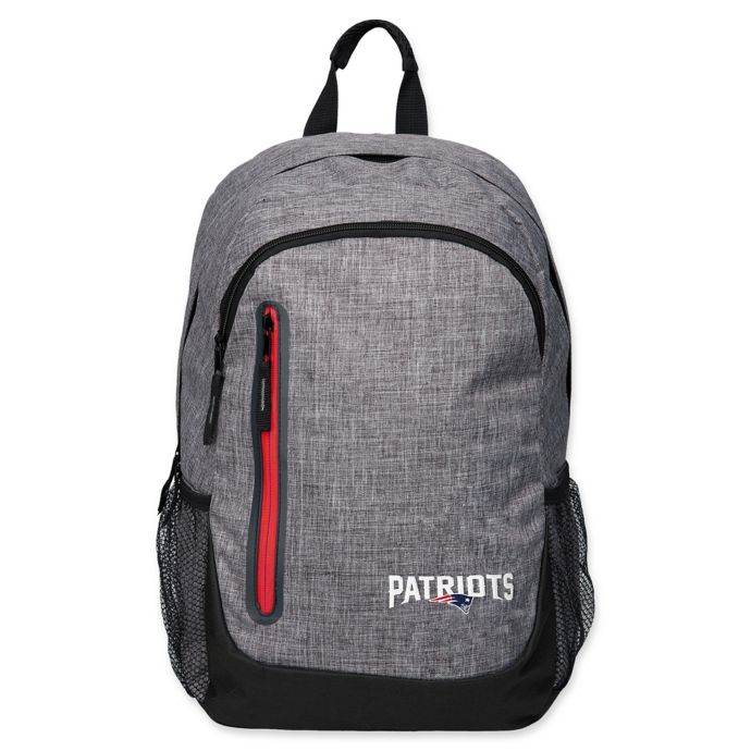 NFL New England Patriots 18-Inch Laptop Backpack in Heather Grey | Bed ...