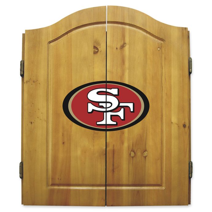 Nfl San Francisco 49ers Dartboard And Cabinet Set Bed Bath Beyond