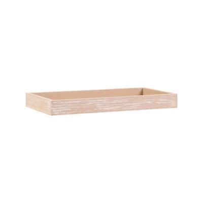 wooden changing tray