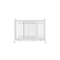 Richell Freestanding Origami Pet Gate in White