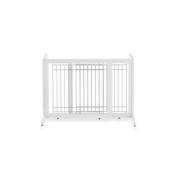 Richell Freestanding Origami Pet Gate in White