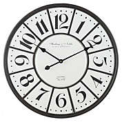 Sterling & Noble&trade; Farmhouse Collection Vintage Steel 26-Inch Wall Clock