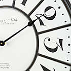 Alternate image 3 for Sterling & Noble&trade; Farmhouse Collection Vintage Steel 26-Inch Wall Clock