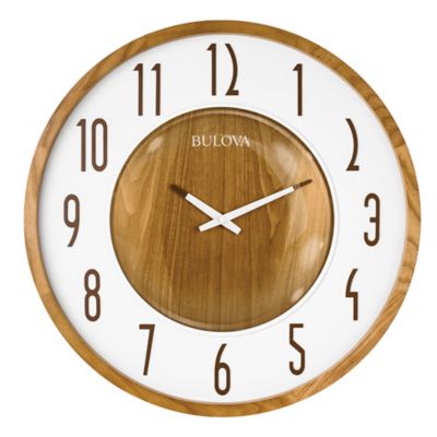 Seiko Wood 13 Inch Square Wall Clock In Brown Bed Bath Beyond