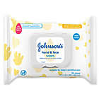 Alternate image 0 for Johnson &amp; Johnson&reg; 25-Count Baby Hand and Face Wipes