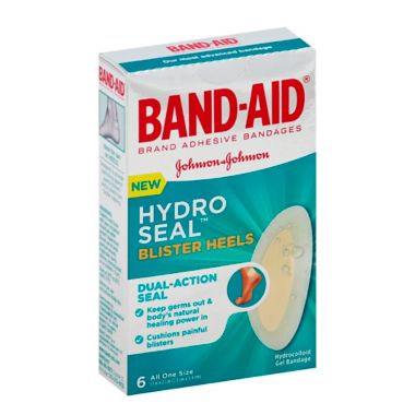 Johnson &amp; Johnson Band-Aid&reg; Brand Hydro Seal&trade; 6-Count Blister Heels Bandages. View a larger version of this product image.