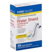 Harmon&reg; Face Values&trade; 30-Count Antibacterial Clear Adhesive Bandages Assorted Sizes