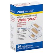 Harmon&reg; Face Values&trade; 20-Count Antibacterial Clear Adhesive Bandages Assorted Sizes