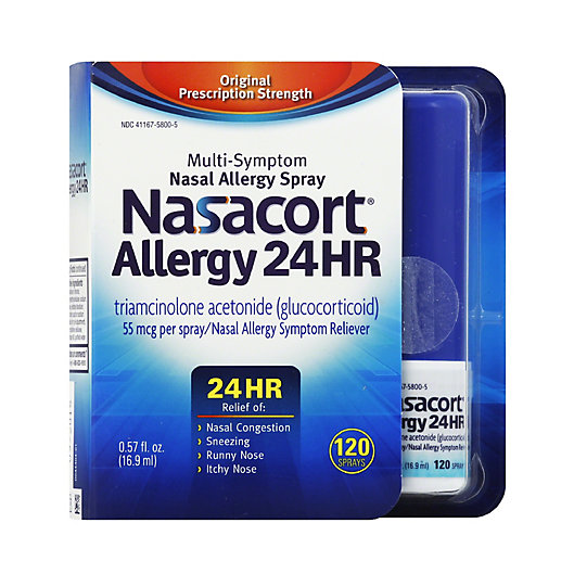 Alternate image 1 for Nasacort® Allergy 24 Hour Non-Drowsy Nasal Spray 120 Sprays