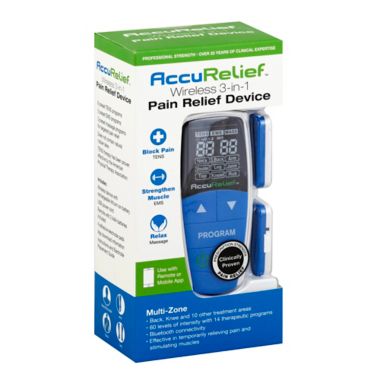 AccuRelief&trade; Wireless 3-in-1 Pain Relief Device. View a larger version of this product image.