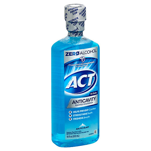 Alternate image 1 for ACT 18 oz. Anticavity Fluoride Mouthwash in Arctic Blast