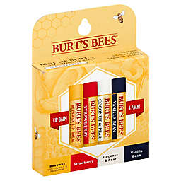 Burt's Bees® 4-Pack  .15 oz. Assorted Lip Balms