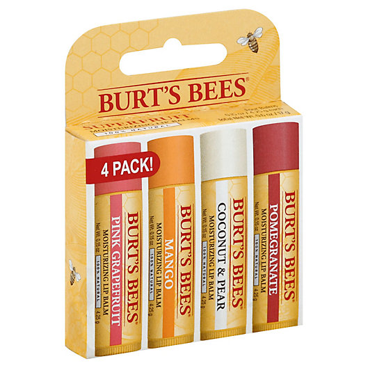 Alternate image 1 for Burt's Bees® 4-Pack Assorted Superfruit Lip Balms