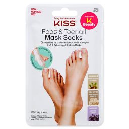 KISS&reg; Foot and Toenail Mask Socks