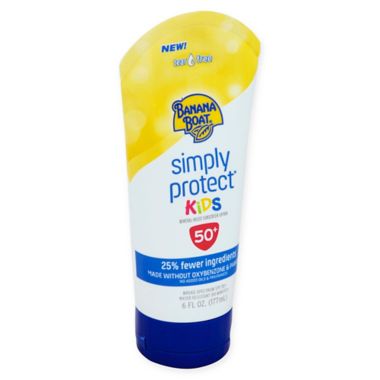 Banana Boat&reg; Simply Protect&trade; 6 fl. oz. Kids SPF 50+ Sunscreen Lotion. View a larger version of this product image.