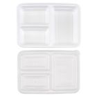 Alternate image 4 for GoodCook Meal Prep 3-Compartment Food Storage Containers (10-Pack) in White