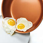 Alternate image 2 for Farberware&reg; Glide&trade; 8-Inch Nonstick Copper Ceramic Covered Egg Poacher in Black