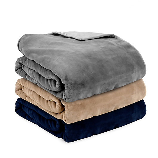 Alternate image 1 for Therapedic Reversible Plush Weighted Blanket
