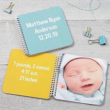 Baby Keepsake Bright Soft Cover Mini Photo Book. View a larger version of this product image.