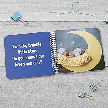 Baby Keepsake Bright Soft Cover Mini Photo Book. View a larger version of this product image.