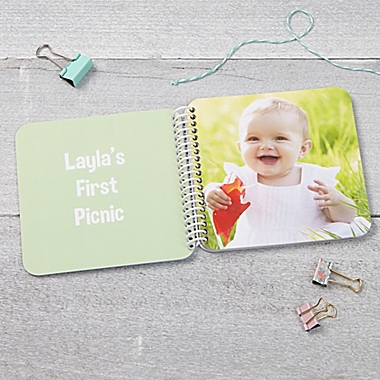 Baby Keepsake Pastel Soft Cover Mini Photo Book. View a larger version of this product image.