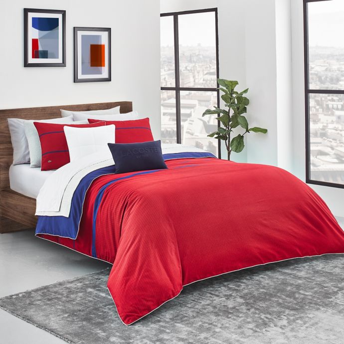 Lacoste Pasaka Reversible Duvet Cover Set Bed Bath Beyond