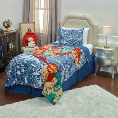 Rizzy home Travel and Explore Abstract Comforter Set