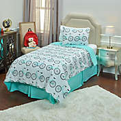 Rizzy Home Bicycle 3-Piece Full Comforter Set in Blue