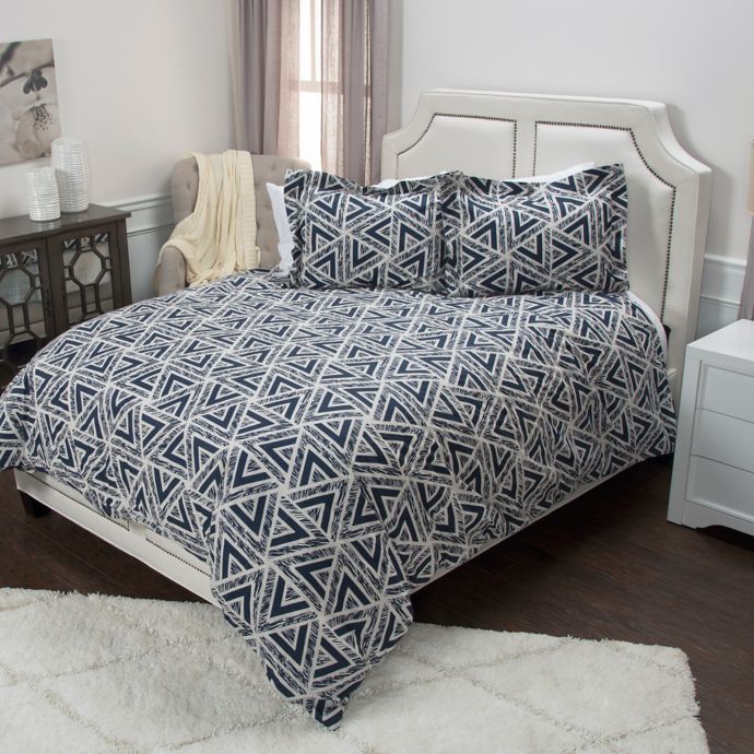 Donny Osmond Geometric Duvet Cover Set Bed Bath Beyond