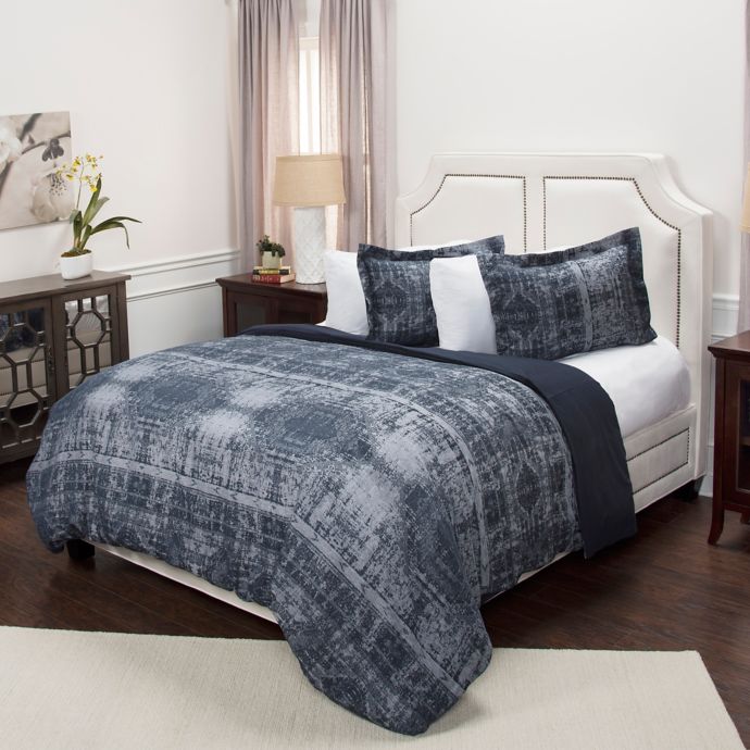 Rizzy Home Geometric Duvet Cover Set Bed Bath Beyond