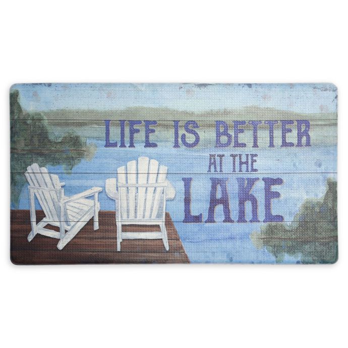 Home Dynamix Cook N Comfort Life At The Lake Kitchen Mat Bed