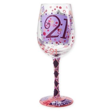 Lolita 6000735 21st Birthday Wine Glass New & Boxed 
